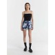 Tie-dyed Elastic Waist Shorts Tie-dyed Elastic Waist Shorts