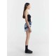 Tie-dyed Elastic Waist Shorts Tie-dyed Elastic Waist Shorts