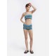 Striped Knit Split Swimsuit Striped Knit Split Swimsuit