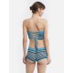 Striped Knit Split Swimsuit Striped Knit Split Swimsuit