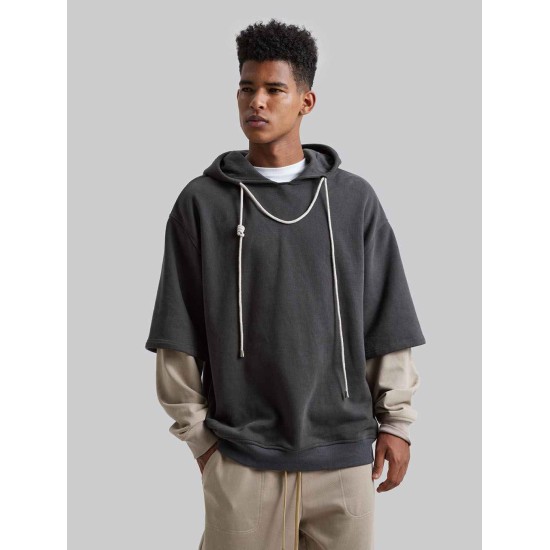 Double Layered Cotton Hoodie Double Layered Cotton Hoodie