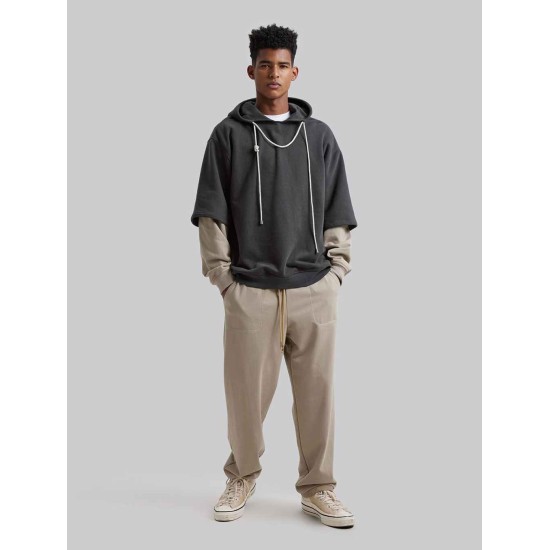 Double Layered Cotton Hoodie Double Layered Cotton Hoodie