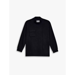 Off Center Pleat Sweatshirt