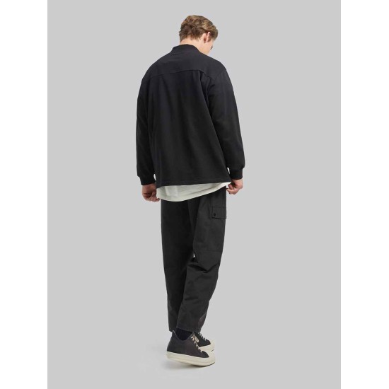 Off Center Pleat Sweatshirt Off Center Pleat Sweatshirt