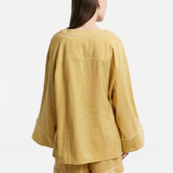 Point Collar Pajama Shirt