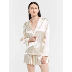 Satin Effect Three-Piece Set