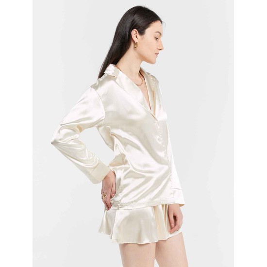 Satin Effect Three-Piece Set Satin Effect Three-Piece Set