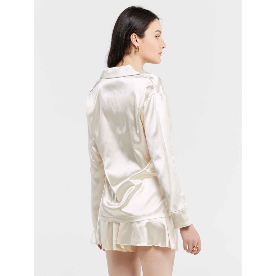 Satin Effect Three-Piece Set Satin Effect Three-Piece Set