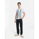 Button-Up Stripe Polo Shirt Button-Up Stripe Polo Shirt