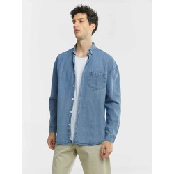 Classic Button-up Denim Shirt