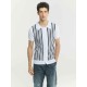 Striped Flocking Polo Shirt Striped Flocking Polo Shirt