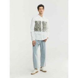 Front Printed Cotton Shirt