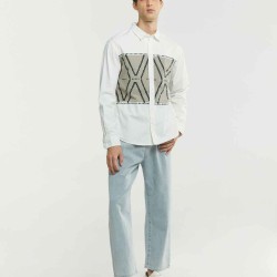 Front Printed Cotton Shirt