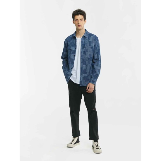 Printed Long Sleeve Cotton Shirt Printed Long Sleeve Cotton Shirt