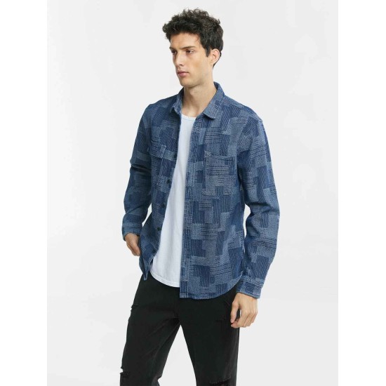 Printed Long Sleeve Cotton Shirt Printed Long Sleeve Cotton Shirt