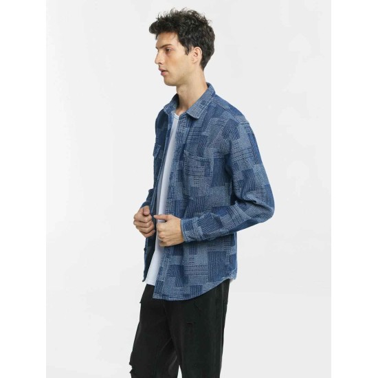 Printed Long Sleeve Cotton Shirt Printed Long Sleeve Cotton Shirt