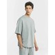 Solid Casual Crewneck Cotton T-shirt Solid Casual Crewneck Cotton T-shirt