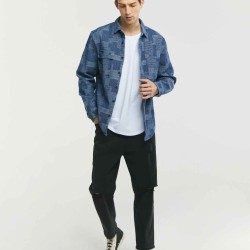 Ripped Detail Cropped Jeans