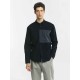 Stripe Patchwork Long Sleeve Shirt Stripe Patchwork Long Sleeve Shirt