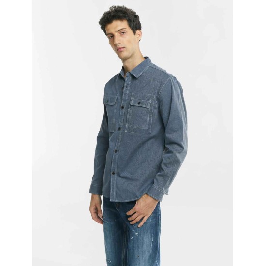 Solid Long Sleeve Cotton Shirt Solid Long Sleeve Cotton Shirt