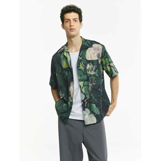 Vintage Printed Cotton Shirt Vintage Printed Cotton Shirt
