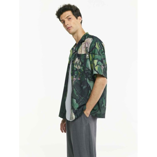Vintage Printed Cotton Shirt Vintage Printed Cotton Shirt