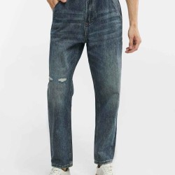 Vintage Distressed Ripped Jeans