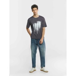Vintage Washed Tapered Jeans