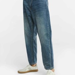 Vintage Washed Tapered Jeans