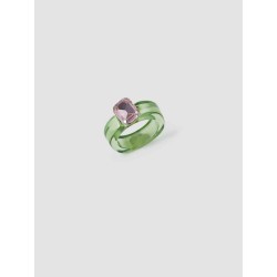 Acrylic Rhinestone Ring