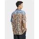Color Contrast Striped Short-Sleeve Shirt Color Contrast Striped Short-Sleeve Shirt