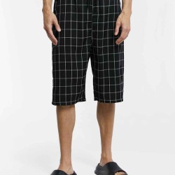 Elastic Waist Plaid Shorts
