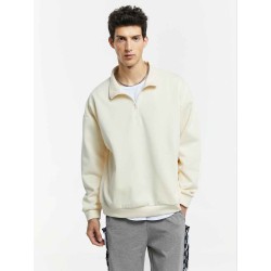 Monochrome Quarter-Zip Sweatshirt