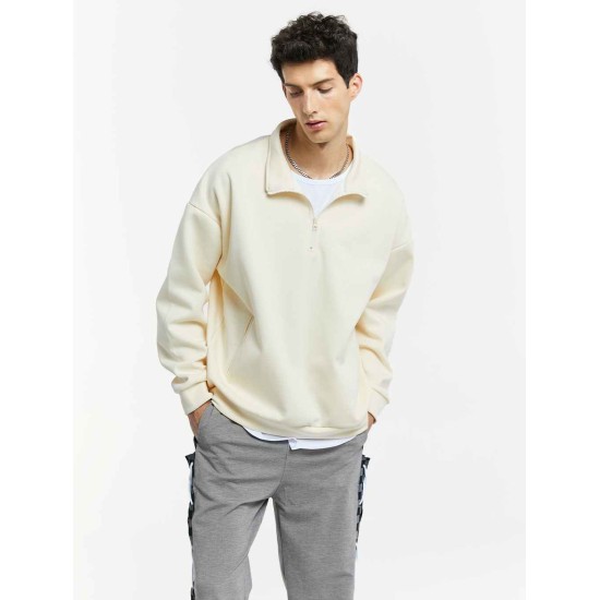 Monochrome Quarter-Zip Sweatshirt Monochrome Quarter-Zip Sweatshirt