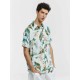 Flower Print Short-Sleeve Shirt Flower Print Short-Sleeve Shirt