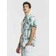 Flower Print Short-Sleeve Shirt Flower Print Short-Sleeve Shirt