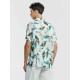 Flower Print Short-Sleeve Shirt Flower Print Short-Sleeve Shirt