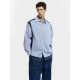 Two-tone Striped Patchwork Shirt Two-tone Striped Patchwork Shirt