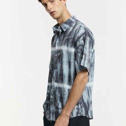 Vintage Print Short-Sleeve Shirt