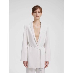 Slim-fit Belted Blazer