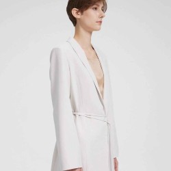 Slim-fit Belted Blazer