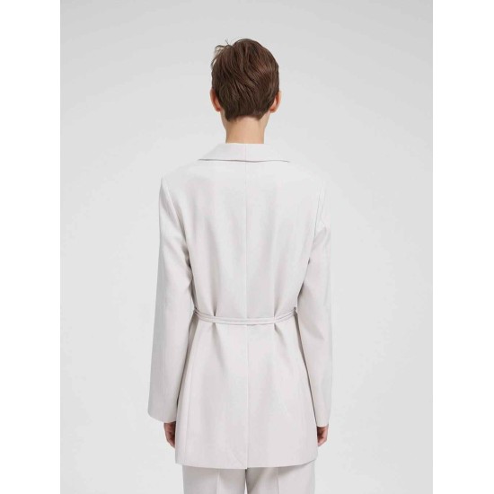 Slim-fit Belted Blazer Slim-fit Belted Blazer