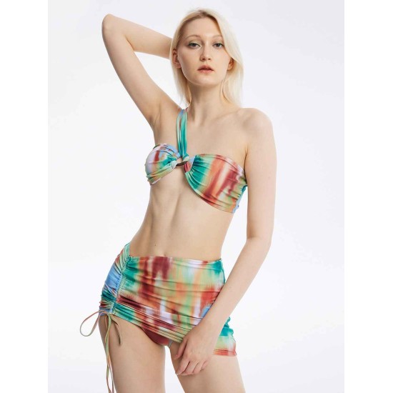Tie-Dyed Three Piece Swmisuit Tie-Dyed Three Piece Swmisuit