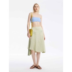 Textured Bandeau Swimsuit