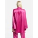 Satin Effect Tie Waist Blazer Satin Effect Tie Waist Blazer