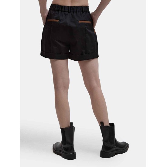 Rolled Shorts with Patch Pocket Rolled Shorts with Patch Pocket
