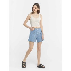 High Waist Denim Shorts