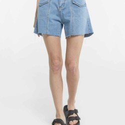 High Waist Denim Shorts