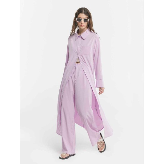 Long Shirt and Pants Three-Piece Set Long Shirt and Pants Three-Piece Set