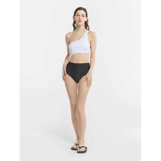 Sloping Shoulder One-Piece Swimsuit Sloping Shoulder One-Piece Swimsuit